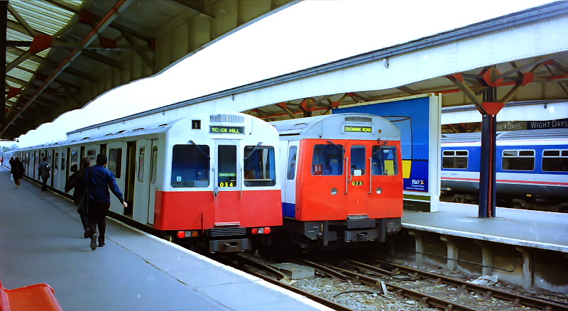 two older Sub surface
                      "tube" trains