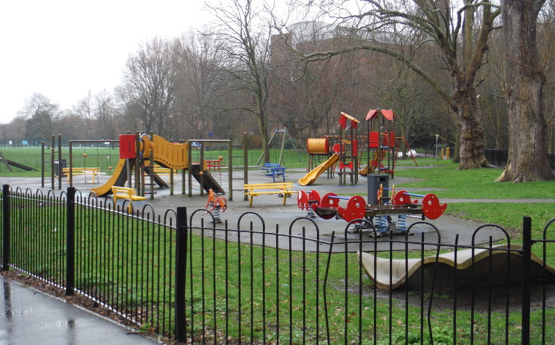 deserted kids play
                          area