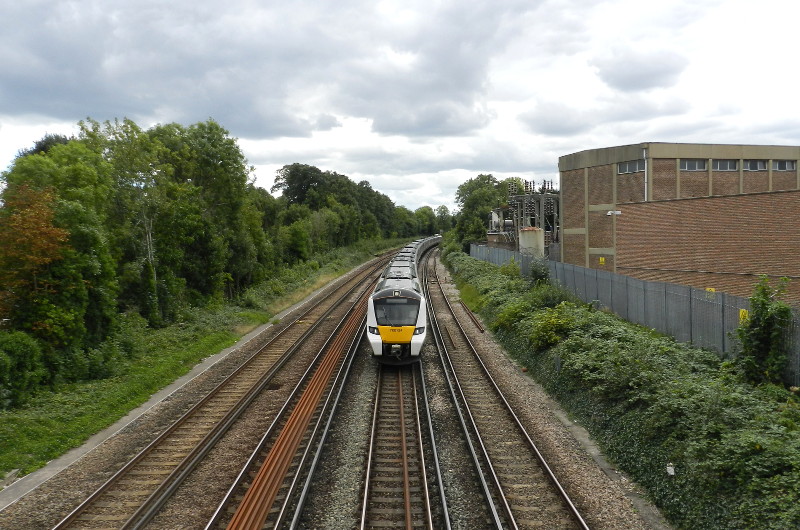 view from
                              footbridge