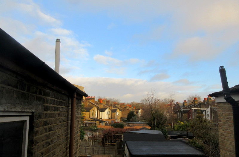 some cloud, but blue
                          sky and sunshine