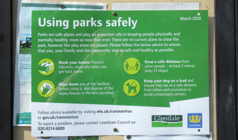 using the park
                          safely