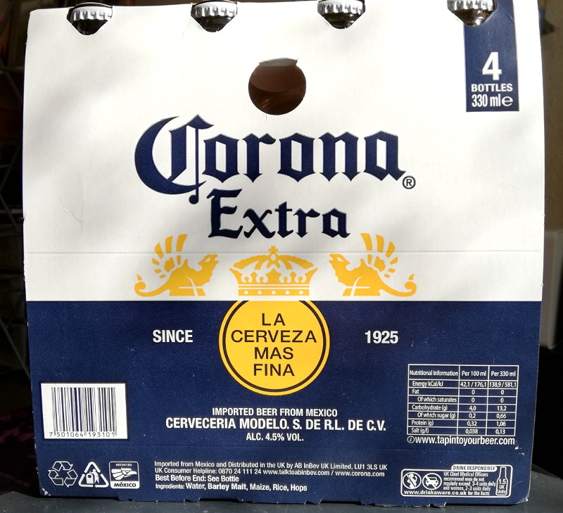 Corona 4 pack