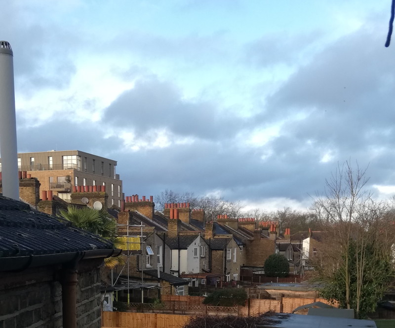 the north
                                  sky at 2.15pm