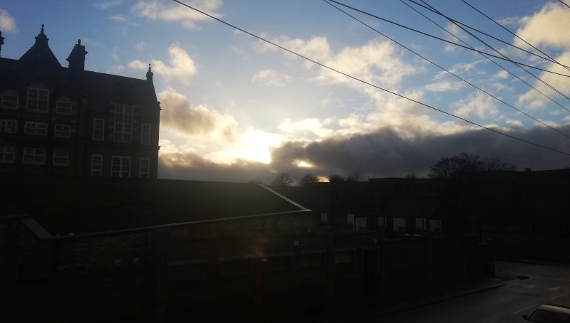 the western
                                  sky at 3pm