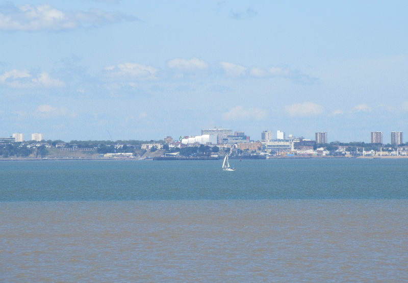 Across the
                                    river lies Southend