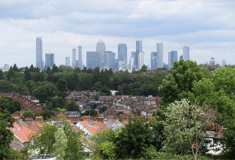 view from Blythe
                              Hill