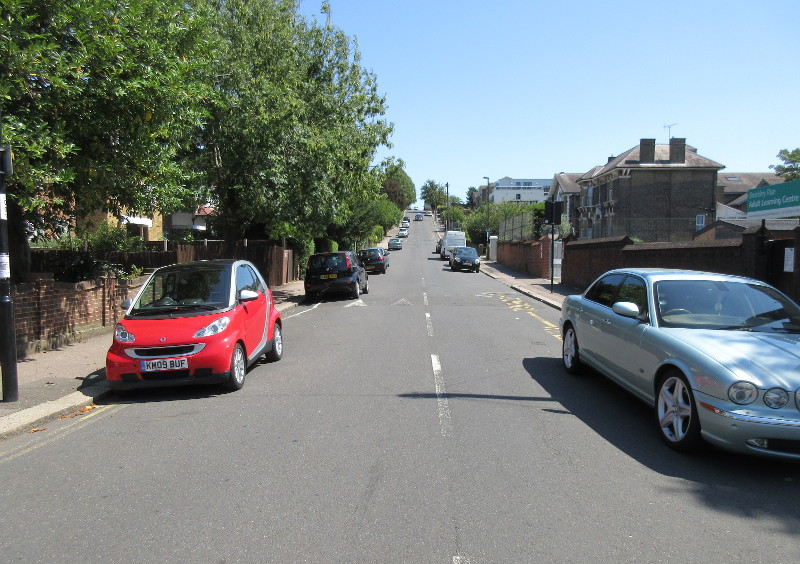 Long steep hill