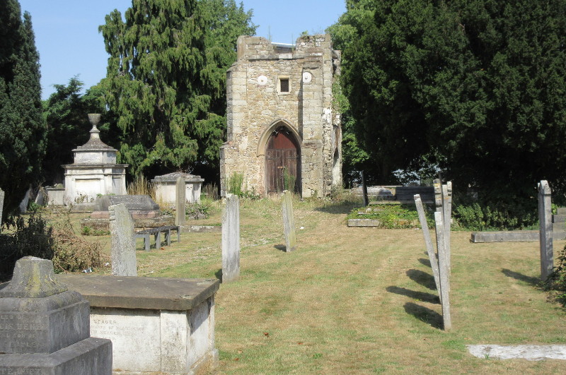 old St Margrets
                              tower