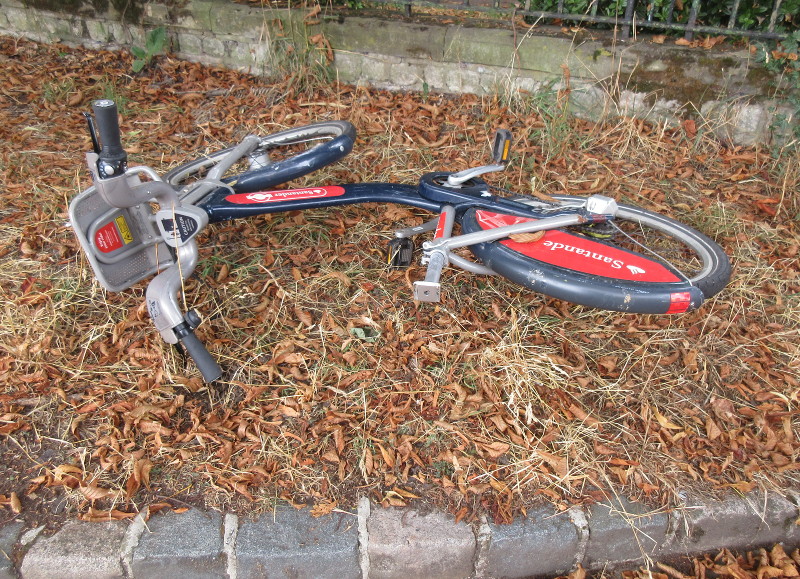 another
                              abandoned Boris bike