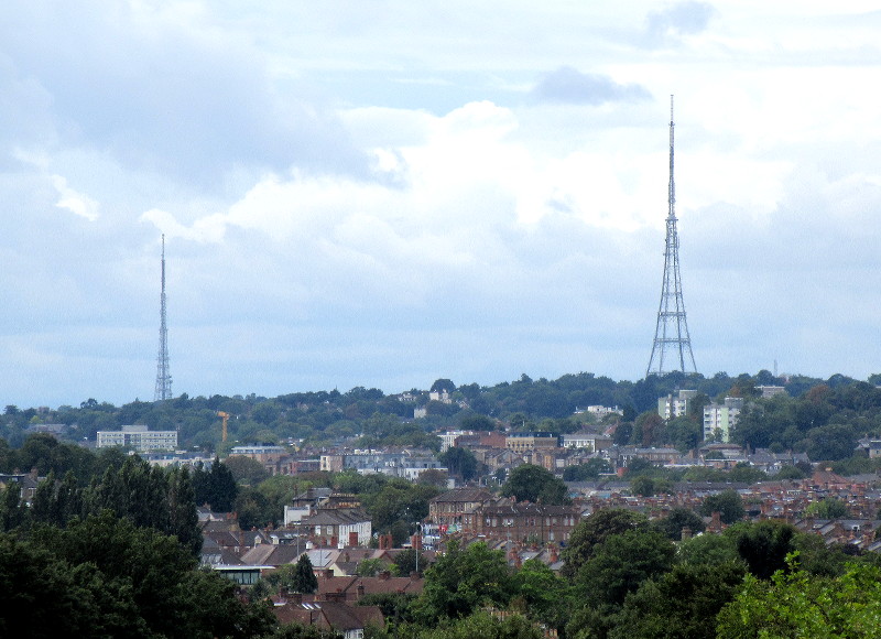 view towards
                              Crystal Palace