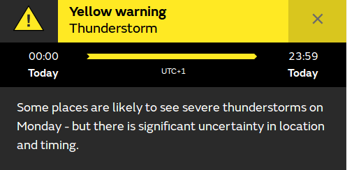 weather warning