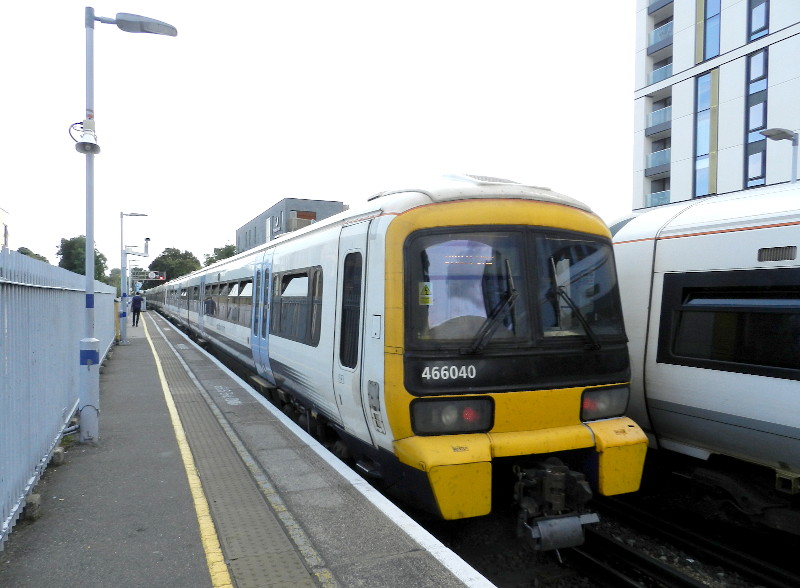 rear of
                                      train at Lewisham