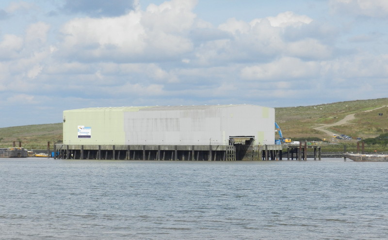 Waste
                                      barge unloading facility