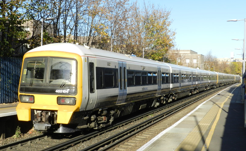 train
                                    heading towards London