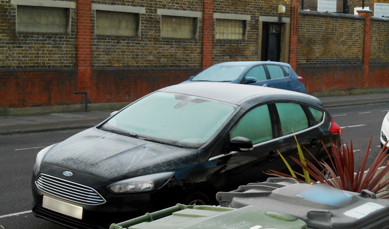 frosty car