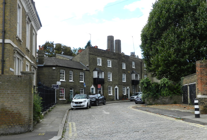 cobbled
                                      street