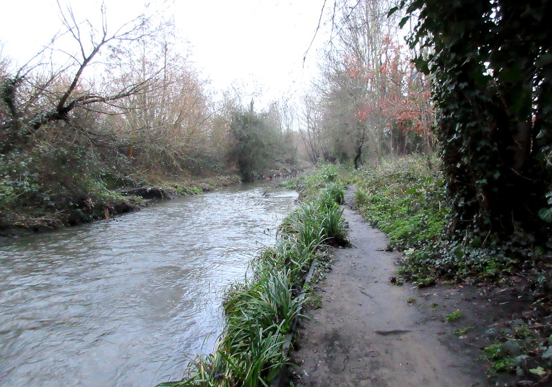 river
                                  running very deep