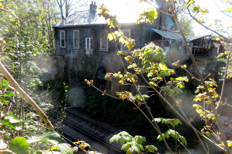 track
                                      side view of the old Lewisham Road
                                      station