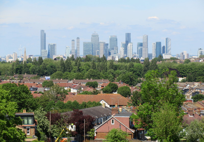 View
                                      from the top of Blythe Hill