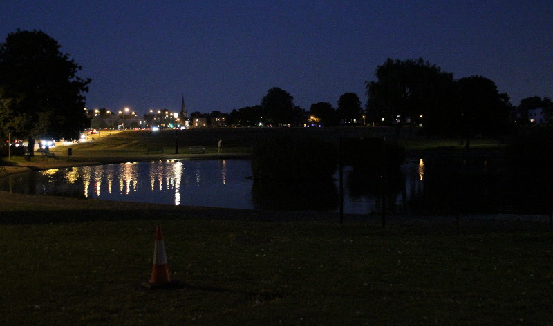 Blackheath pond by night