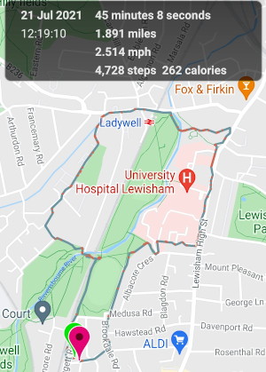 a shorter walk than most
                                    recently