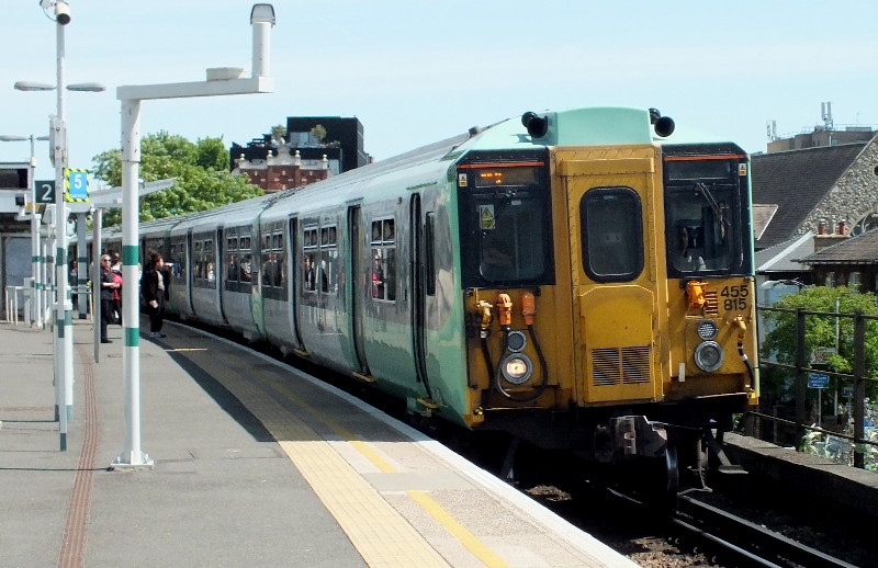 class 455 train
                              at Peckham Rye