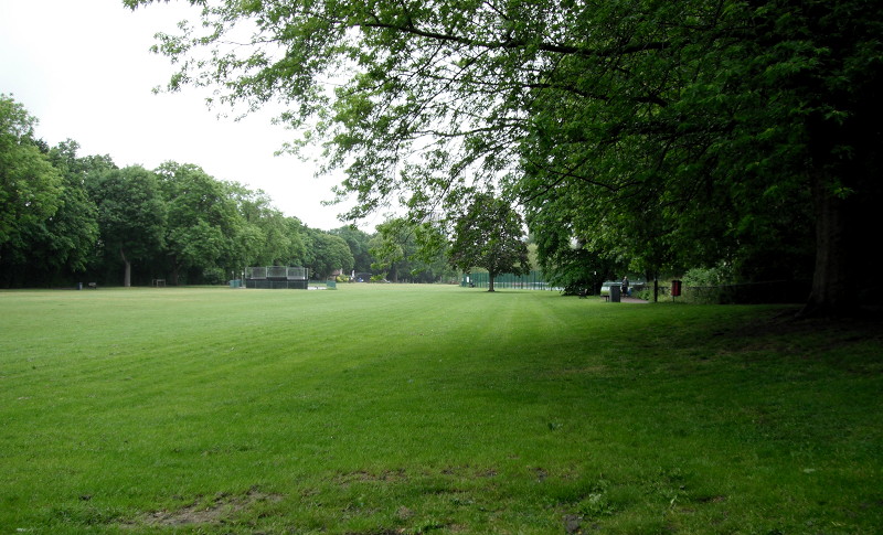 damp and
                              deserted park