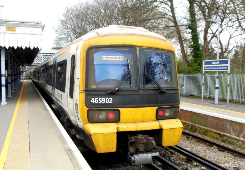 Rear of my train
                              at Ladywell