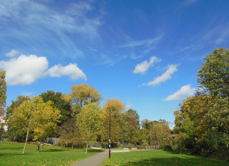 lovely blue sky