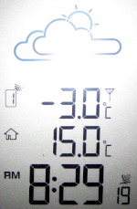 MINUS 3 degrees