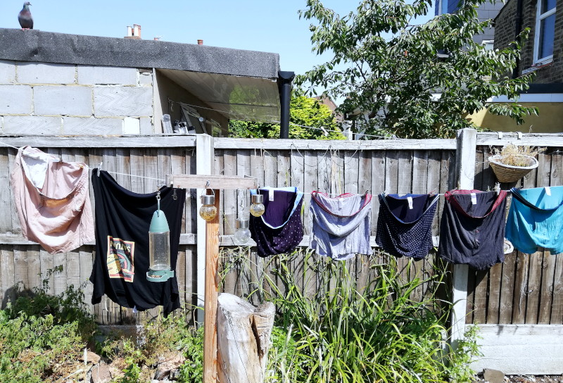 washing on the
                              line