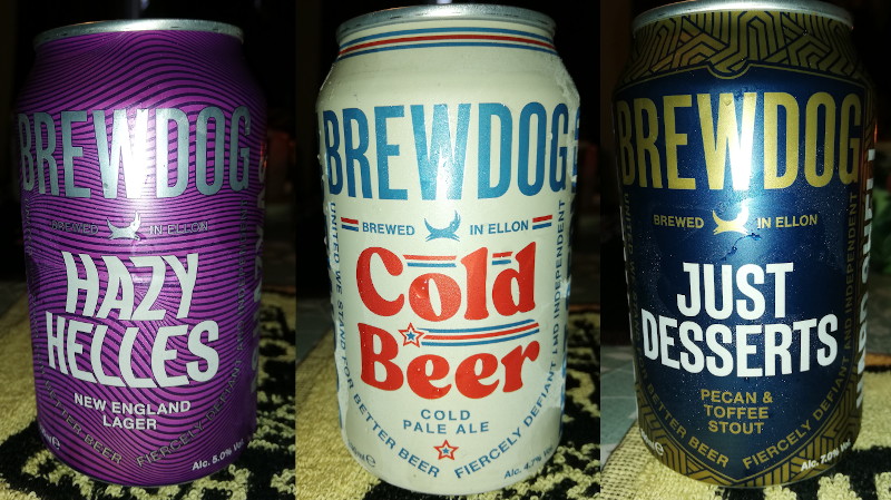 three of
                              yesterday's beers