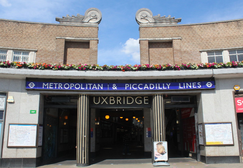 Uxbridge station
                              entrance