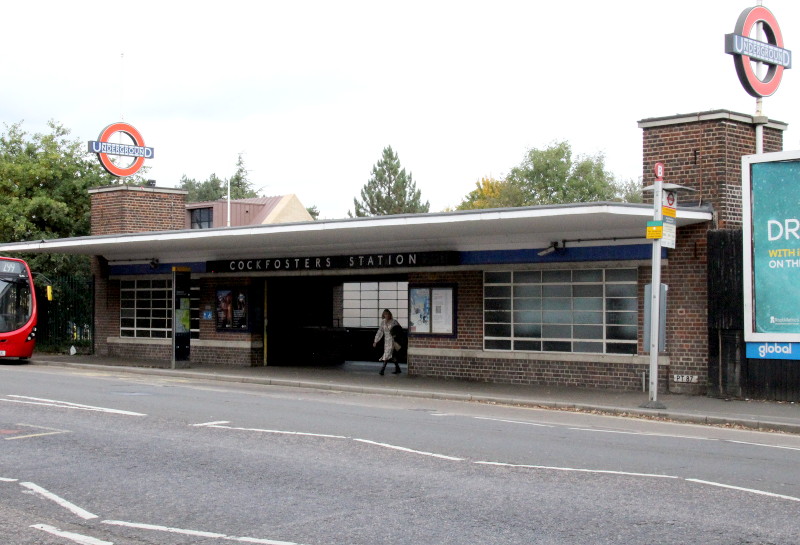 external view of
                              Cockfosters station