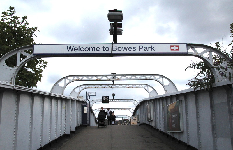 Bowes park
                              station entrance