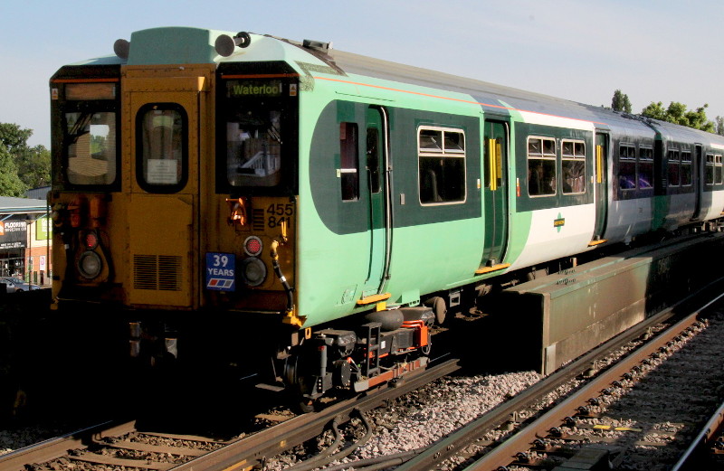 train leaving
                              Catford station