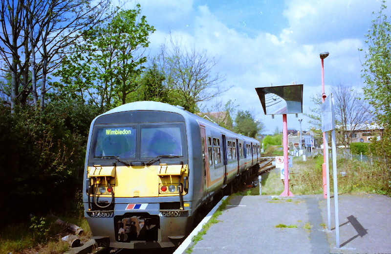 train just
                              leaving towards Wimbledon