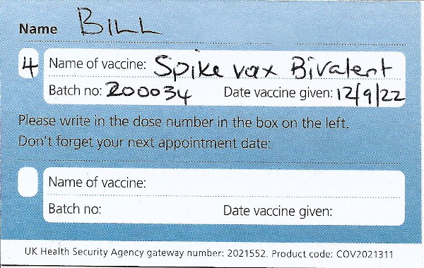 vaccine card