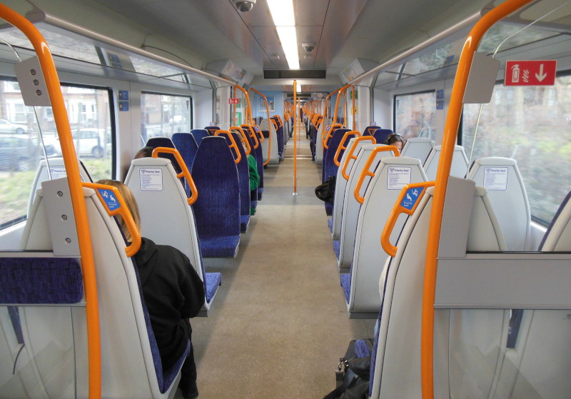 interior shot of
                              class 707