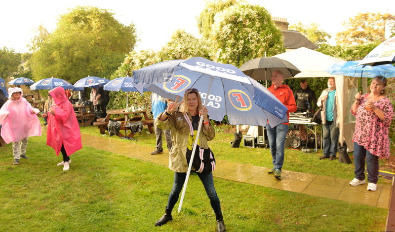 More dancing
                                  in the rain