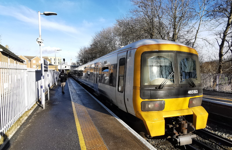 train in
                              sunshine