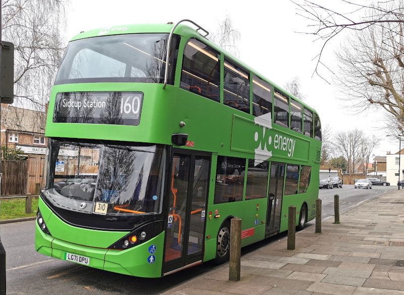 green bus