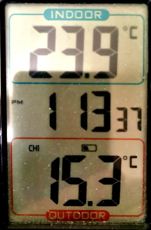 15.3
                            degrees