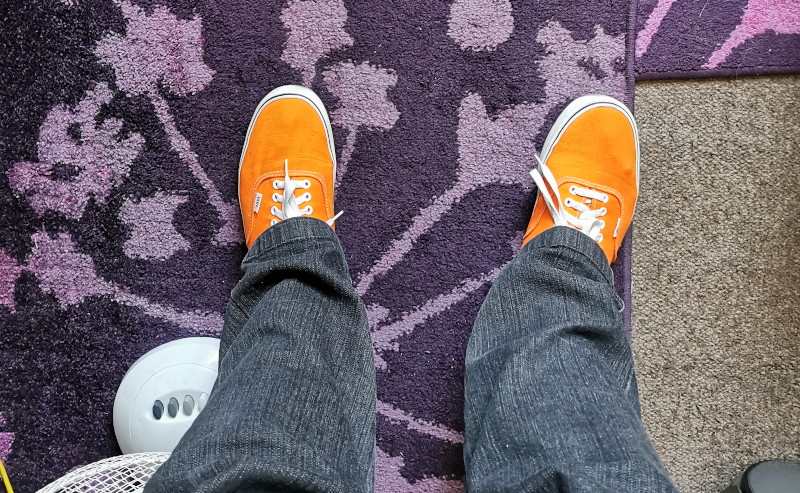 orange Vans