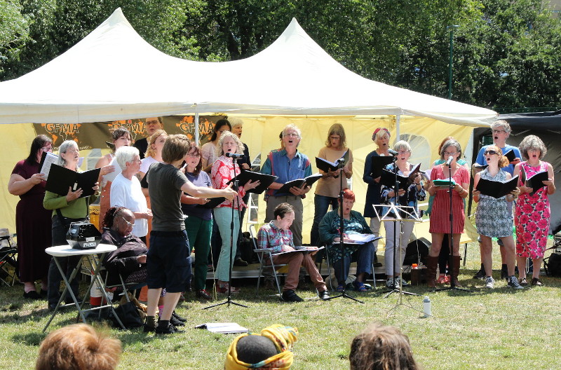 choir and
                                  live stage