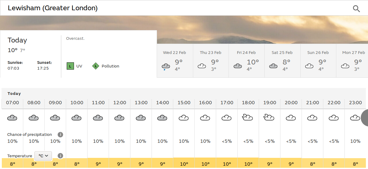 a rather glum
                          forecast