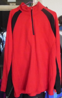 red
and black fleece jacket red and black
fleece jacket