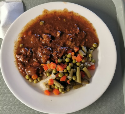 beef casserole with
                                          vegetable medly