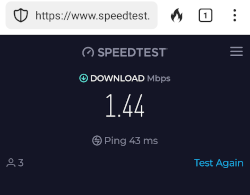 very poor speed very poor speed