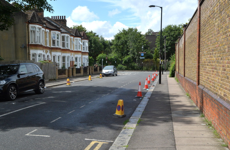 traffic
                                      cones